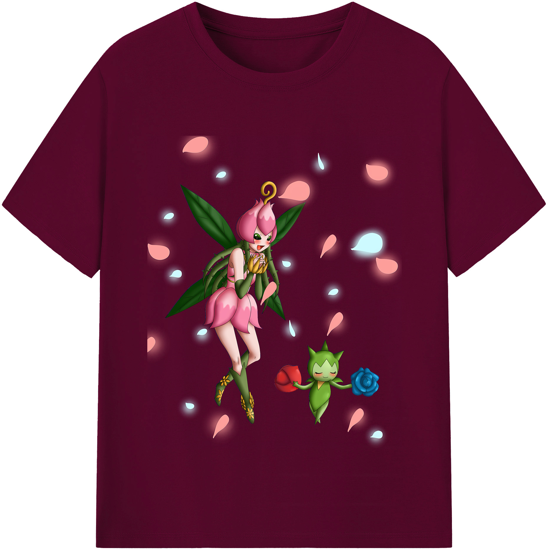 （画像用） Digimon デジタルモンスター/デジモン レディースカジュアルプリントTシャツ（綿100％）
